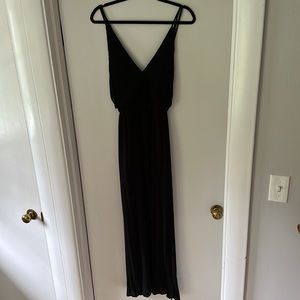 Black maxi dress